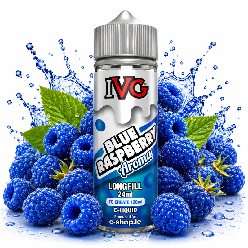IVG Blue Raspberry Longfill 24ml (120ml Bottle) Ireland