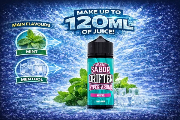 Drifter Hyper Menthol Longfill 10ml (120ml Bottle)