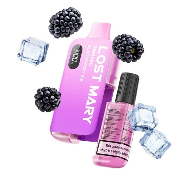 Blackberry Ice Lost Mary BM6000 Disposable Vape Kit