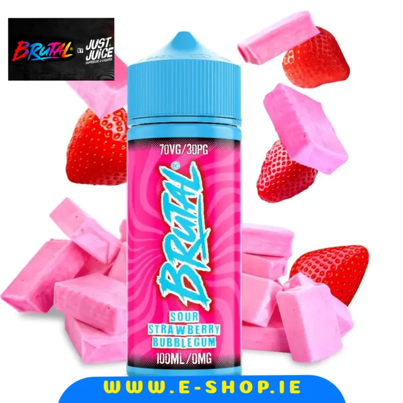 Brutal Sour Strawberry Bubblegum E-Liquid Shortfill