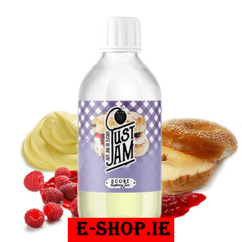 Just Jam Scone Raspberry jam 200ml Shortfill Ireland