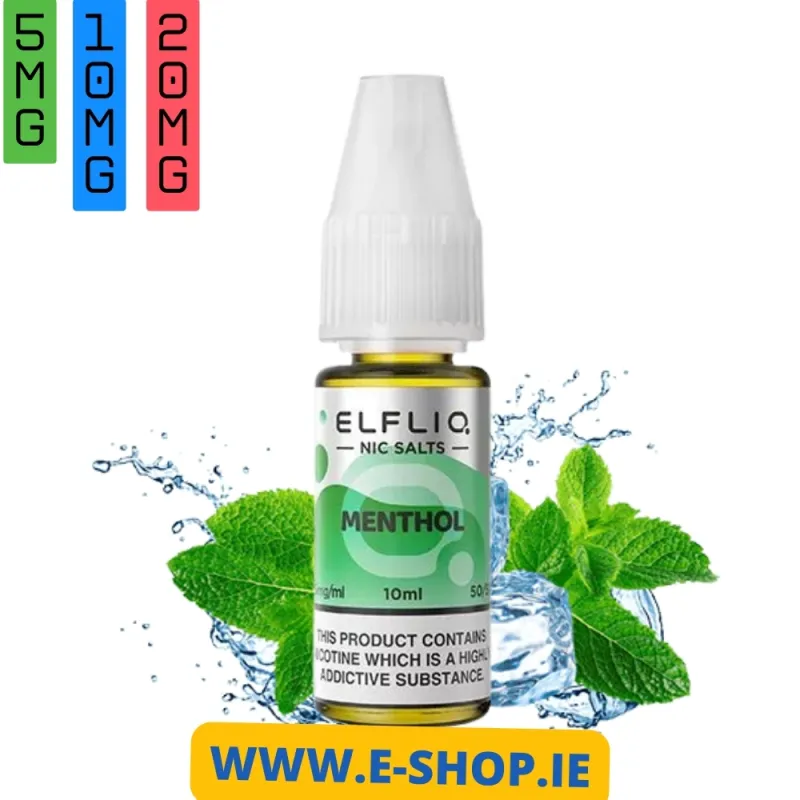 MENTHOL NIC SALT E-LIQUID BY ELF BAR ELFLIQ 1