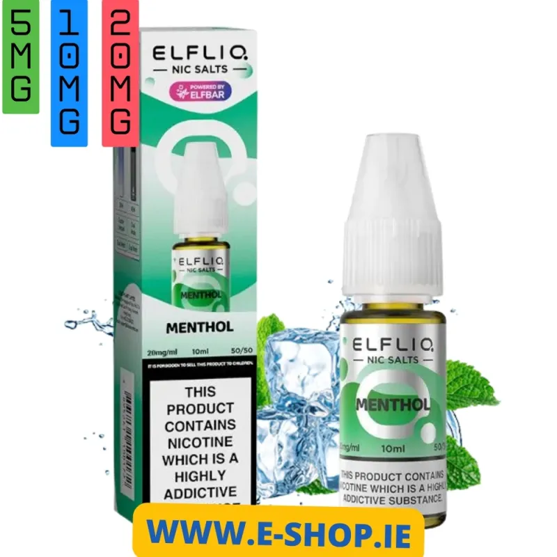 MENTHOL NIC SALT E-LIQUID BY ELF BAR ELFLIQ