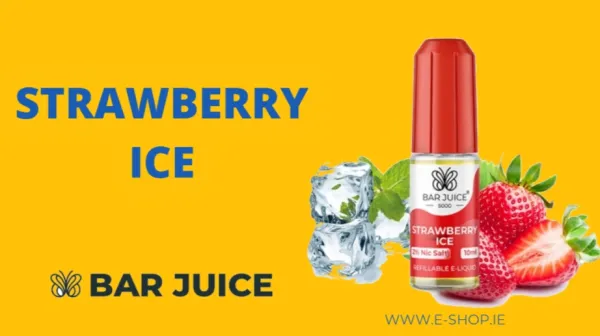 Strawberry ice Bar juice Nic salt e-liquid