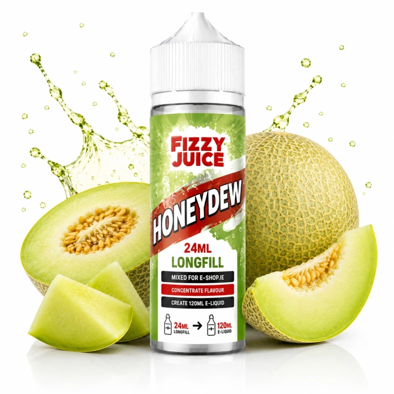 Fizzy Juice Honeydew Longfill 24ml (120ml Bottle) Ireland | Melon Vape Juice