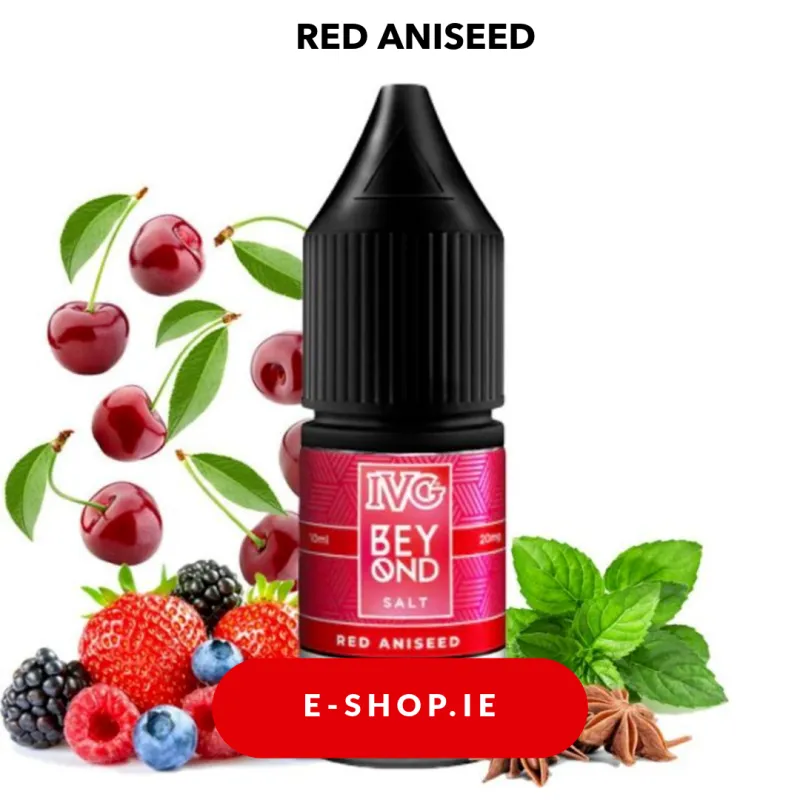 Red aniseed nic salt E-liquid by Beyond