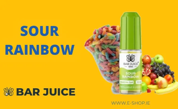 Sour Rainbow Bar juice Nic salt e-liquid