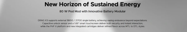Voopoo Drag X3 Kit Ireland | Best Pod Mod Vape Kit + Fast Delivery 8