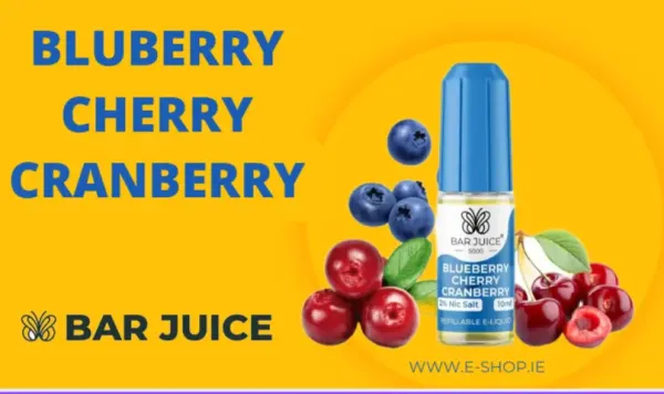 Blueberry Cherry Cranberry Bar juice Nic salt e-liquid