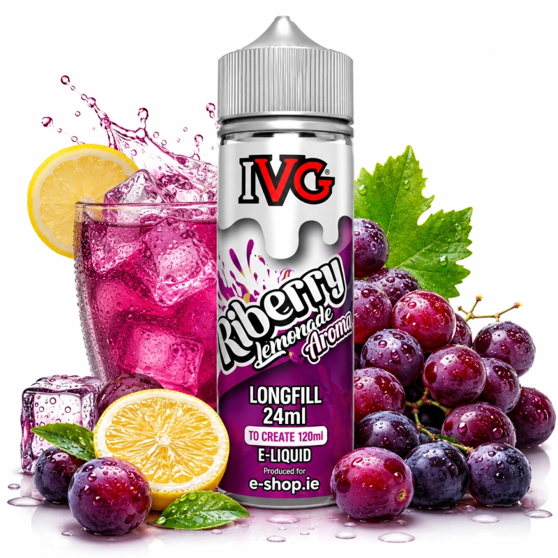 IVG Riberry Lemonade Longfill 24ml (120ml Bottle) Ireland