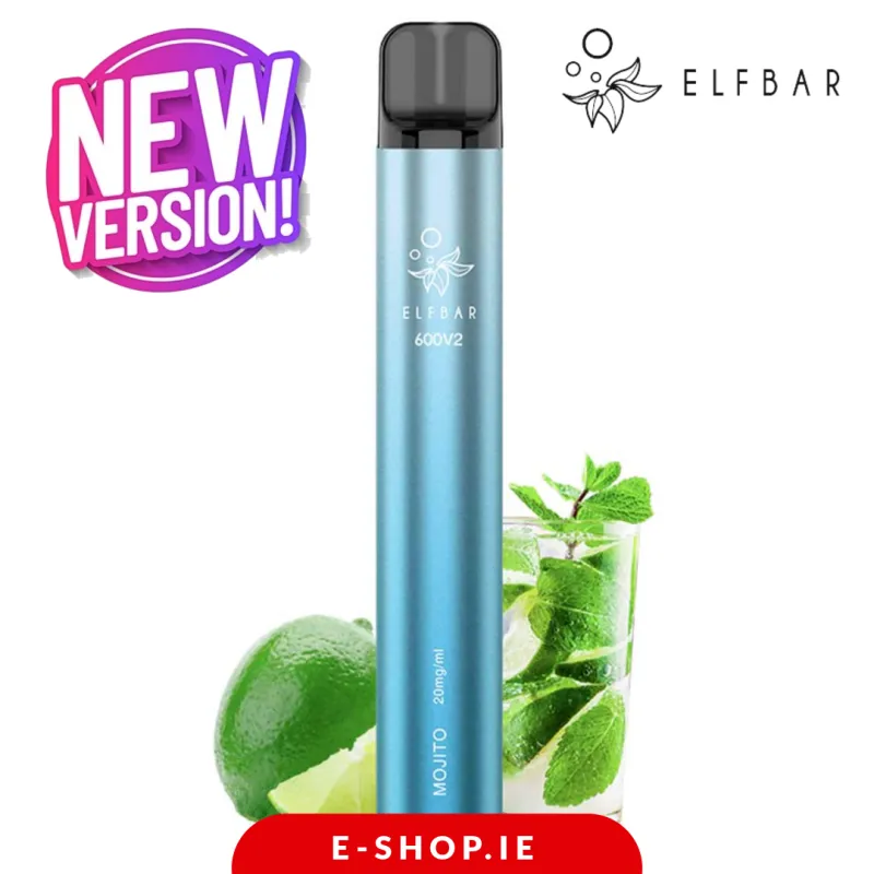 Elf Bar 600 V2 New Version Disposable vape kit Ireland