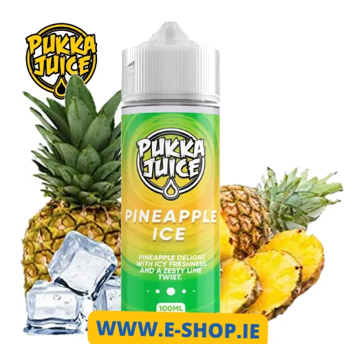 100ml Pineapple Ice E-Liquid Shortfill by Pukka Juice