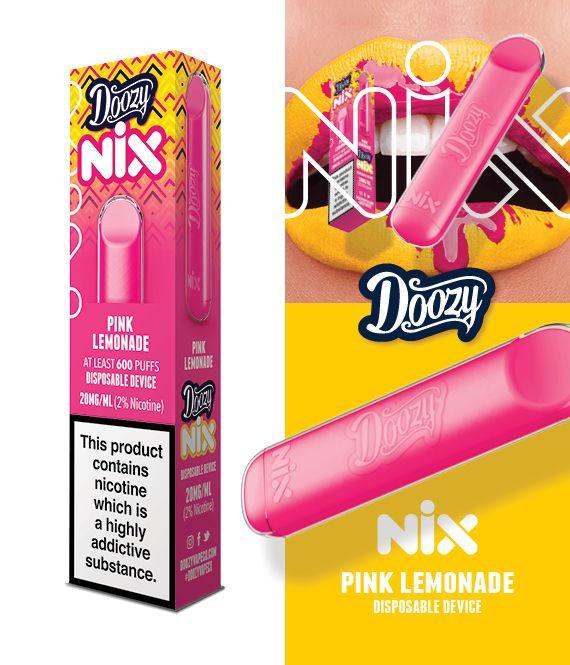 Doozy Nix Pink Lemonade disposable vape