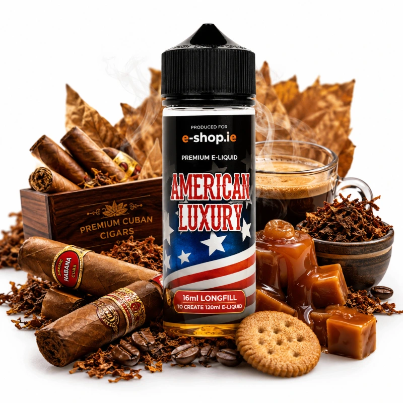 Drops American Luxury Longfill Ireland | 16ml in 120ml Tobacco Vape