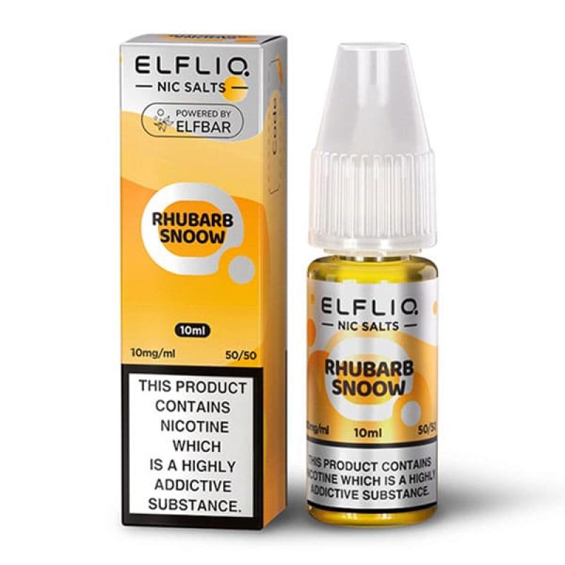 Rhubarb snoow Elf bar salt E-liquid by Elfliq