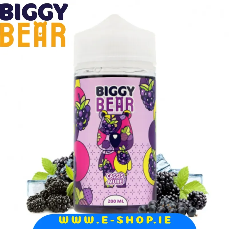 BIGGY BEAR 200ML ICE COLD BLACKBERRY AND BLACKCURRANT