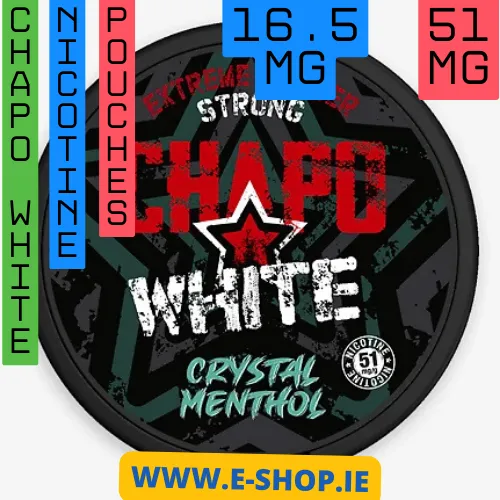 Crystal Menthol Blend Nicotine pouches Ireland