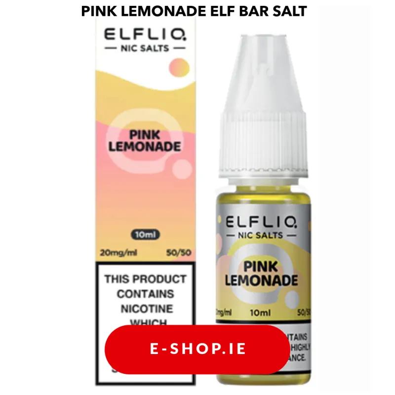 PINK LEMONADE NIC SALT E-LIQUID BY ELF BAR ELFLIQ