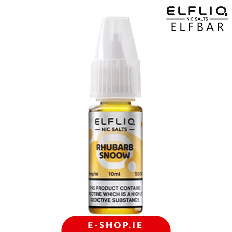 Rhubarb snoow Elf bar salt E-liquid by Elfliq