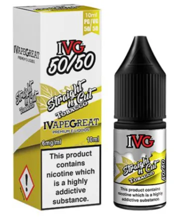 Straight N Cut Tobacco E-Liquid by IVG