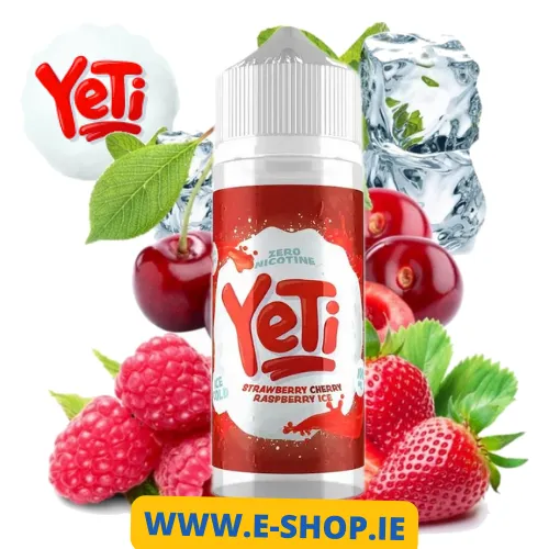 100ml Strawberry Cherry Raspberry Ice Eliquid shortfill Ireland
