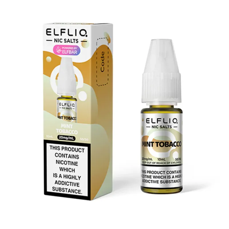 MINT TOBACCO ELFLIQ ELF BAR NIC SALT 5