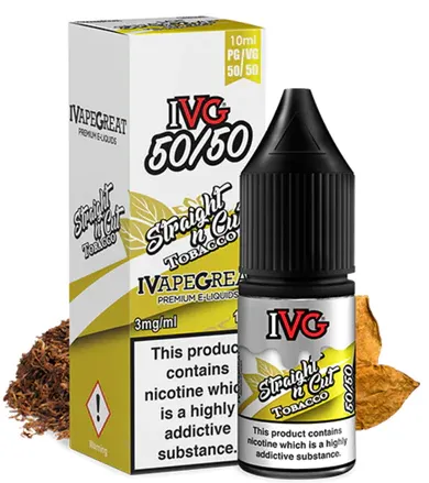 Straight N Cut Tobacco E-Liquid by IVG
