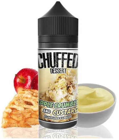 Chuffed Dessert - Apple Crumble and Custard 0mg 100ml Shortfill E-Liquid