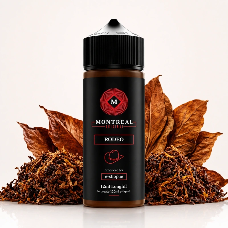 Montreal Rodeo Longfill Ireland | 12ml in 120ml American Tobacco Vape