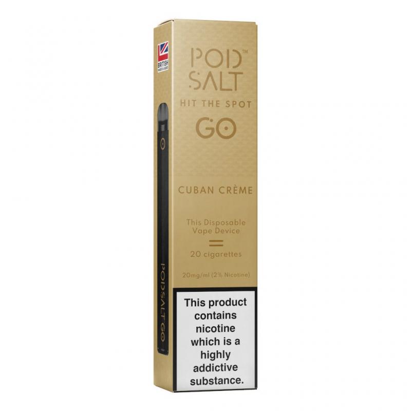 Pod salt Go Cuban Creme Disposable kit