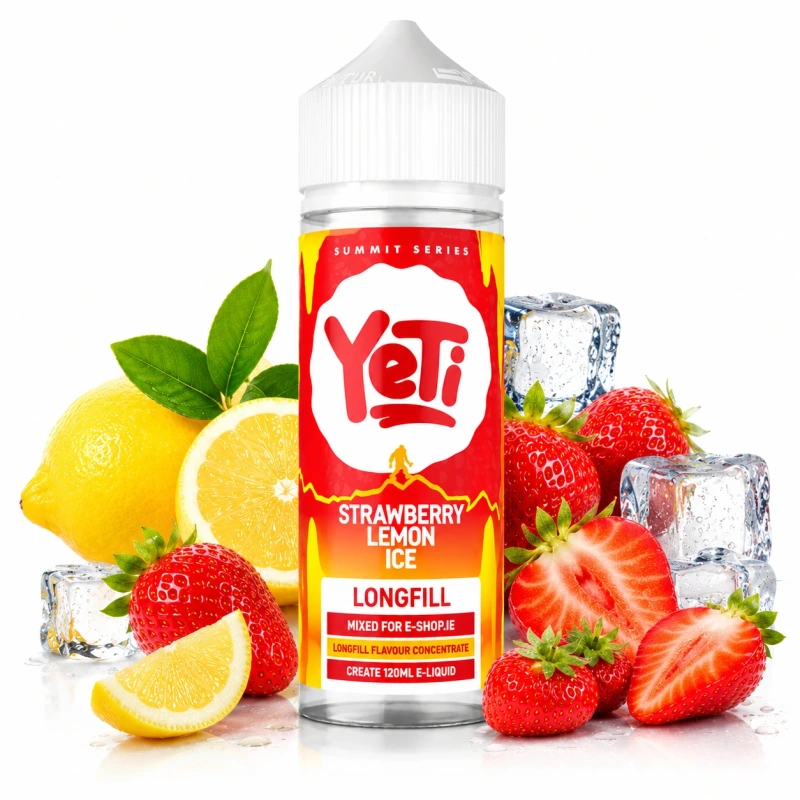 Yeti Strawberry Lemon Ice Longfill 10/120 Ireland | 120ml Vape Juice