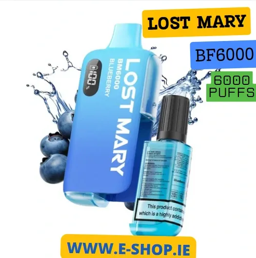 Blueberry Lost Mary BM6000 Disposable Vape Kit