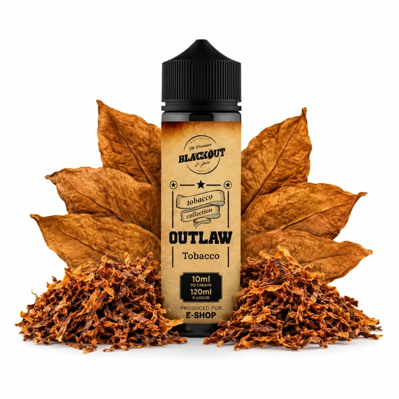 Blackout Outlaw Tobacco shot Longfill Ireland | 10ml Concentrate in 120ml Bottle