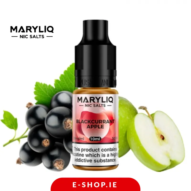Lost Mary MaryLiq Blackcurrant Apple Nic Salt E-Liquid | Vape Ireland