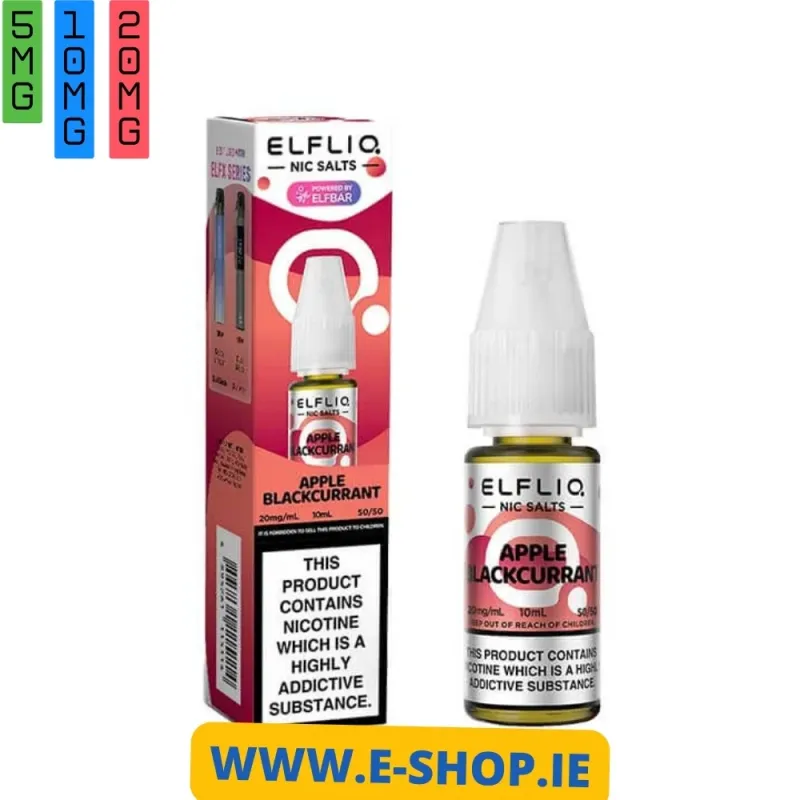 APPLE BLACKCURRANT ELFLIQ NIC SALT 1