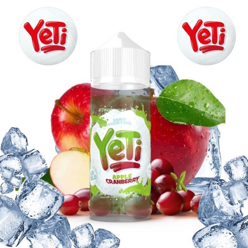 100ml Apple Cranberry Yeti E-liquid Ireland