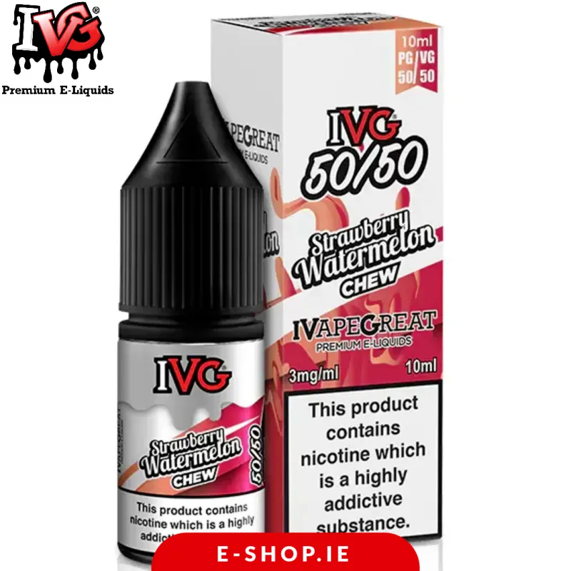 Strawberry Watermelon Chew 50/50 E-Liquid by IVG 10ml