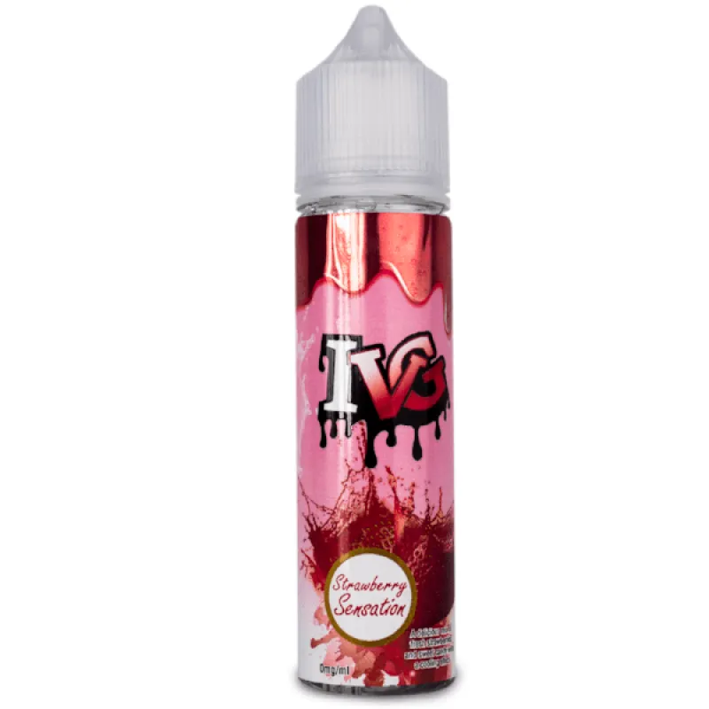 IVG Strawberry sensation 100ml E-liquid Ireland