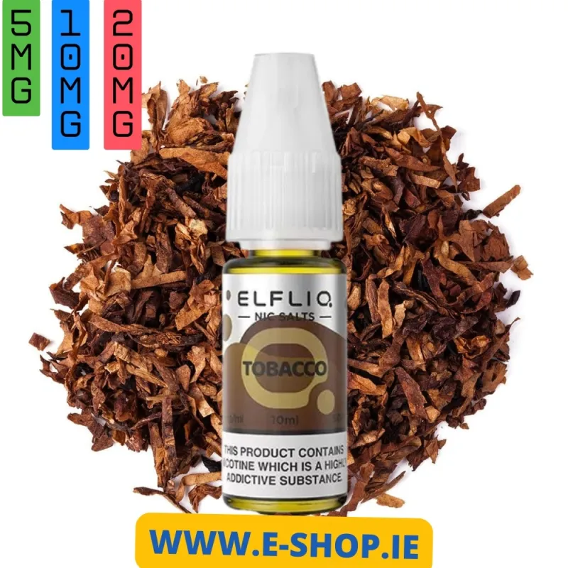 TOBACCO NIC SALT E-LIQUID BY ELF BAR ELFLIQ 1