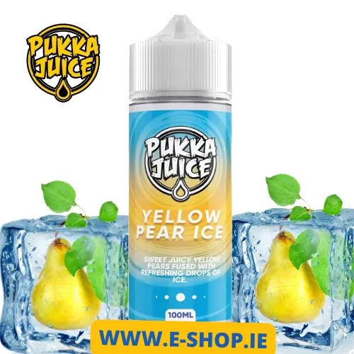 Yellow Pear Ice E-Liquid Shortfill by Pukka Juice