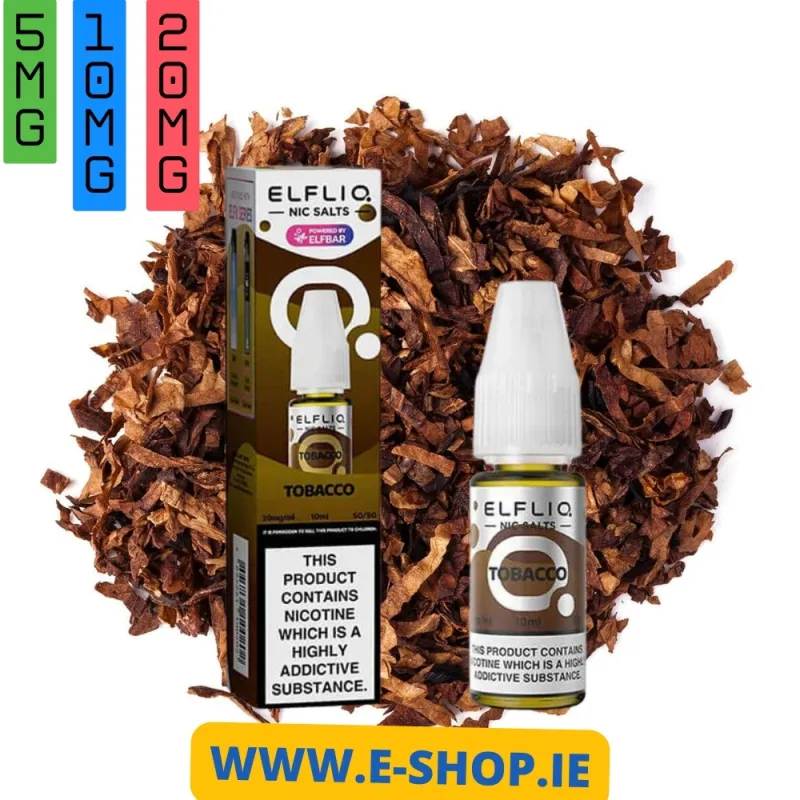 TOBACCO NIC SALT E-LIQUID BY ELF BAR ELFLIQ