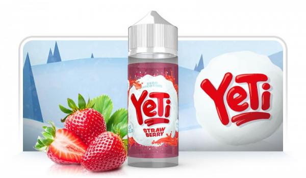 100ml Yeti Strawberry E-Liquid | Ice Menthol E-Juice - Vape Ireland