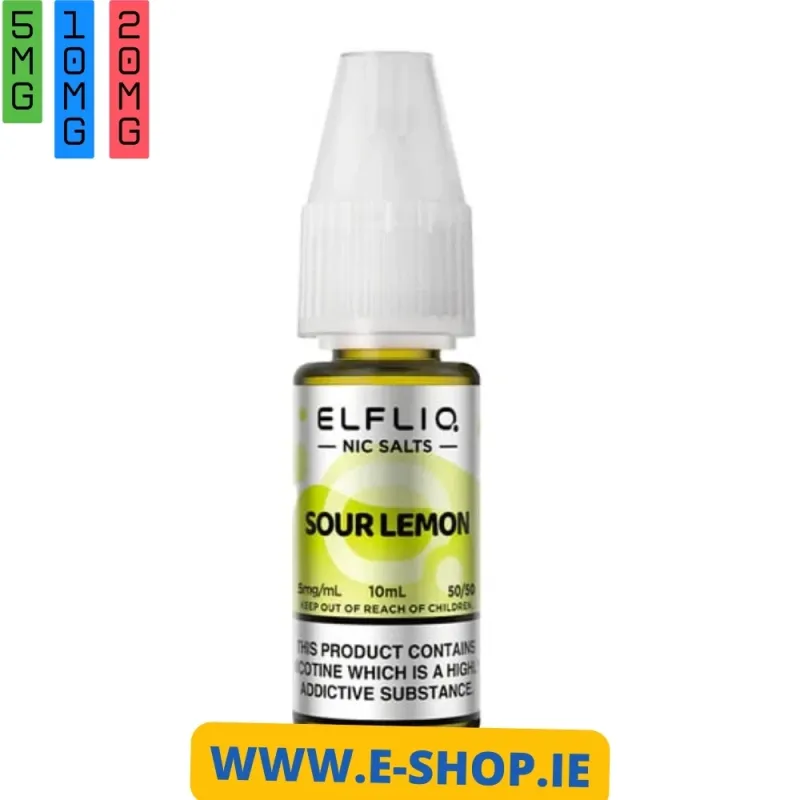 SOUR LEMON ELFLIQ NIC SALT 3