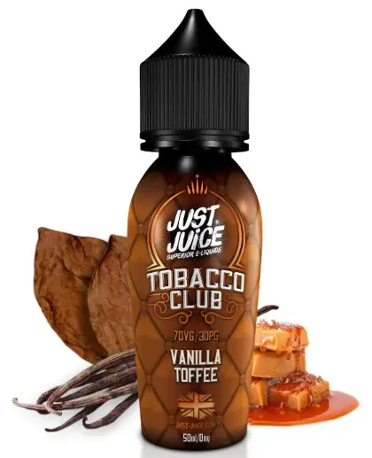 50ml VANILLA TOFFEE TOBACCO SHORTFILL ELIQUID BY JUST JUICE