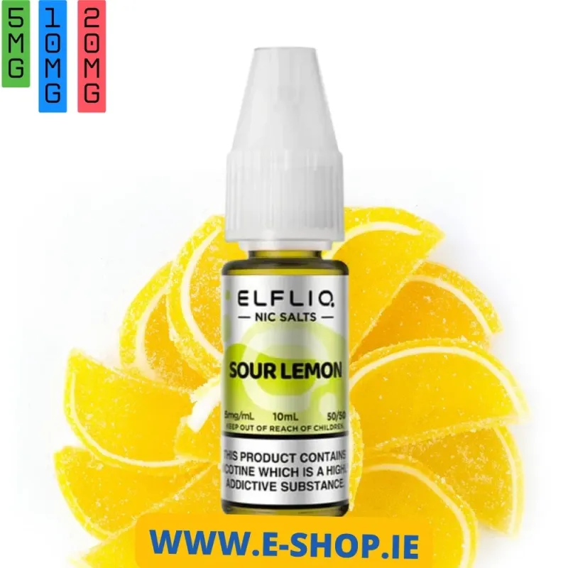 SOUR LEMON ELFLIQ NIC SALT 1