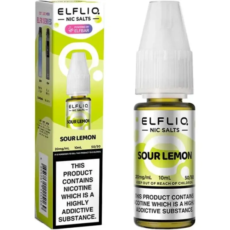 SOUR LEMON ELFLIQ NIC SALT 5