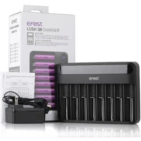 EFEST LUSH Q8 8 BAY BATTERY CHARGER