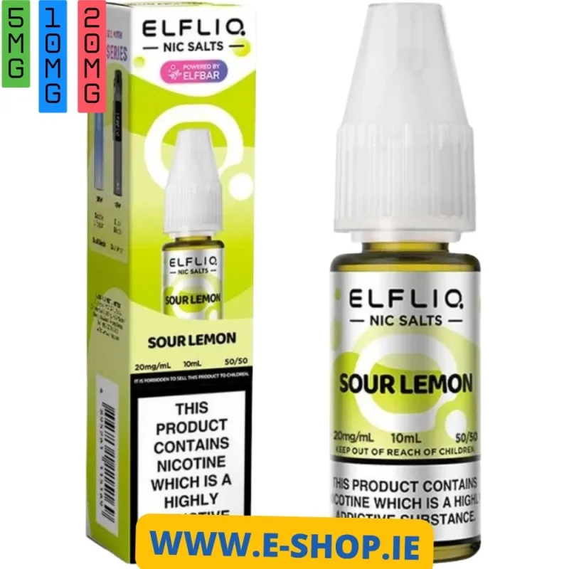 SOUR LEMON ELFLIQ NIC SALT 2