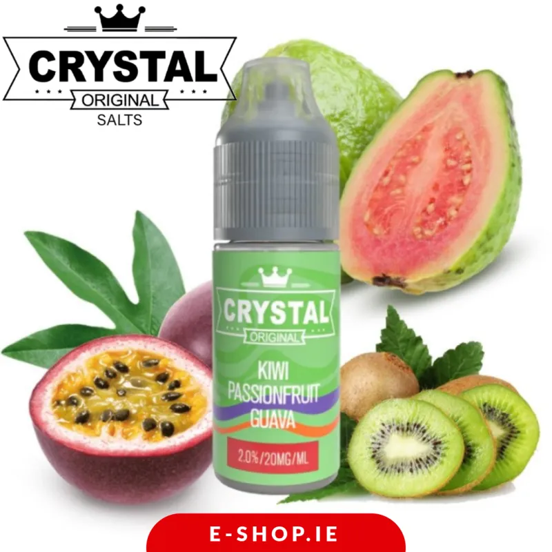SKE Crystal Kiwi Passionfruit Guava Nic Salt E Liquid 10ml