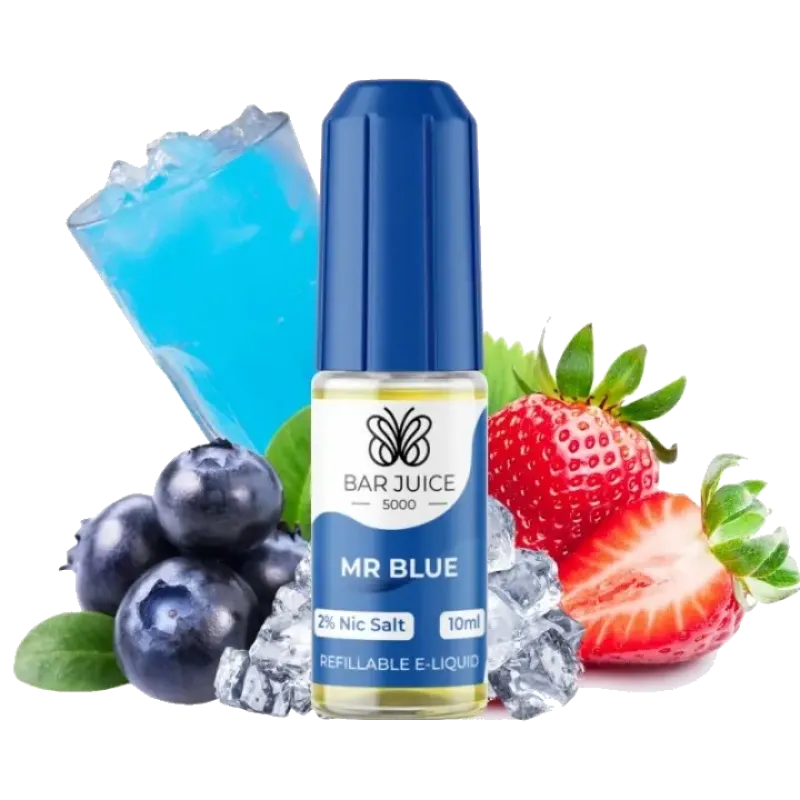 Mr. Blue Bar juice Nic salt e-liquid